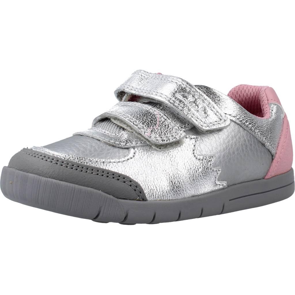 CLARKS REX QUEST T en color PLATA (1)