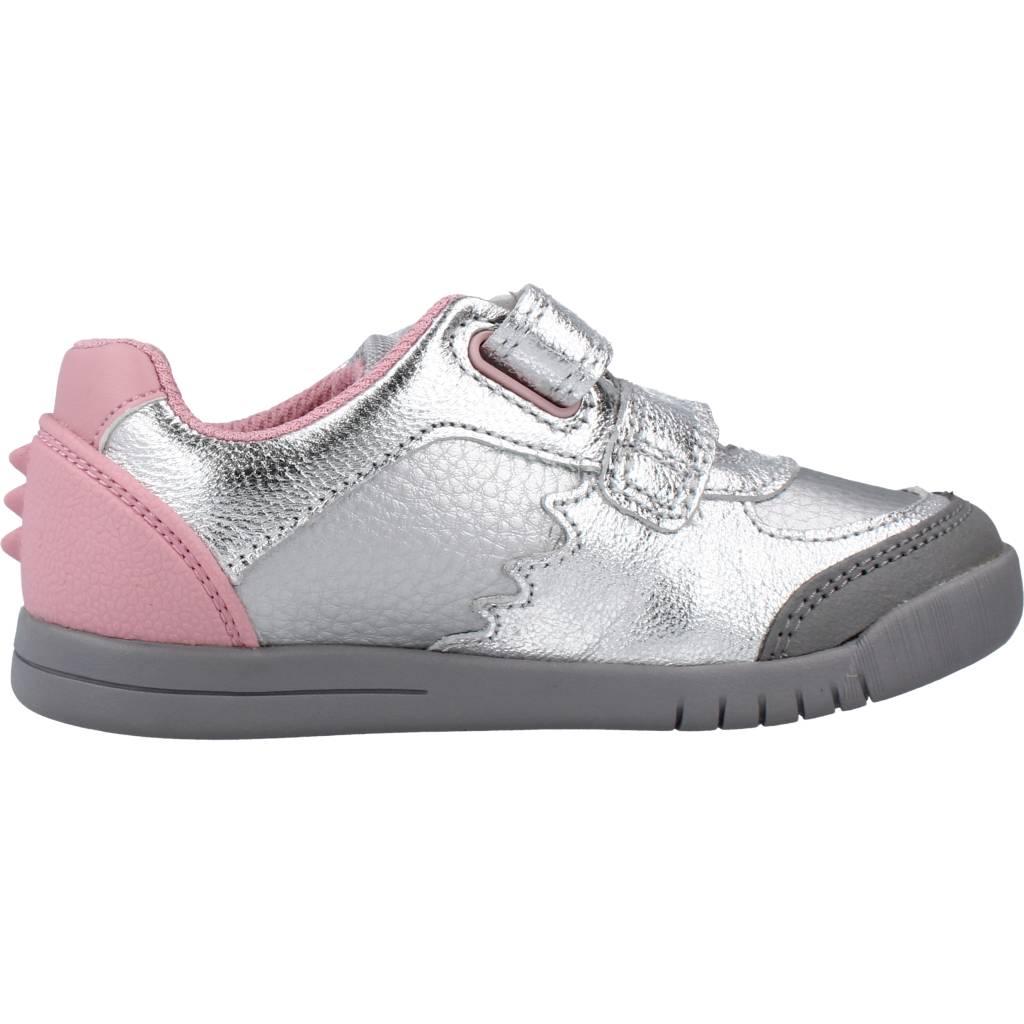 CLARKS REX QUEST T en color PLATA (4)