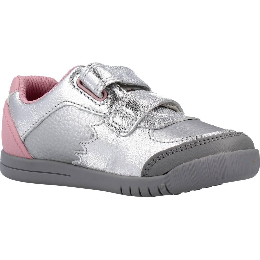 CLARKS REX QUEST T en color PLATA (5)