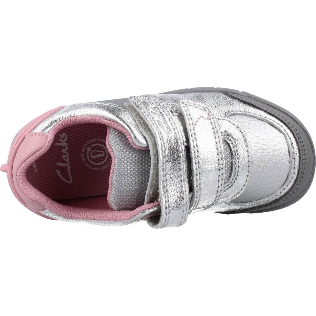 CLARKS REX QUEST T en color PLATA (7)