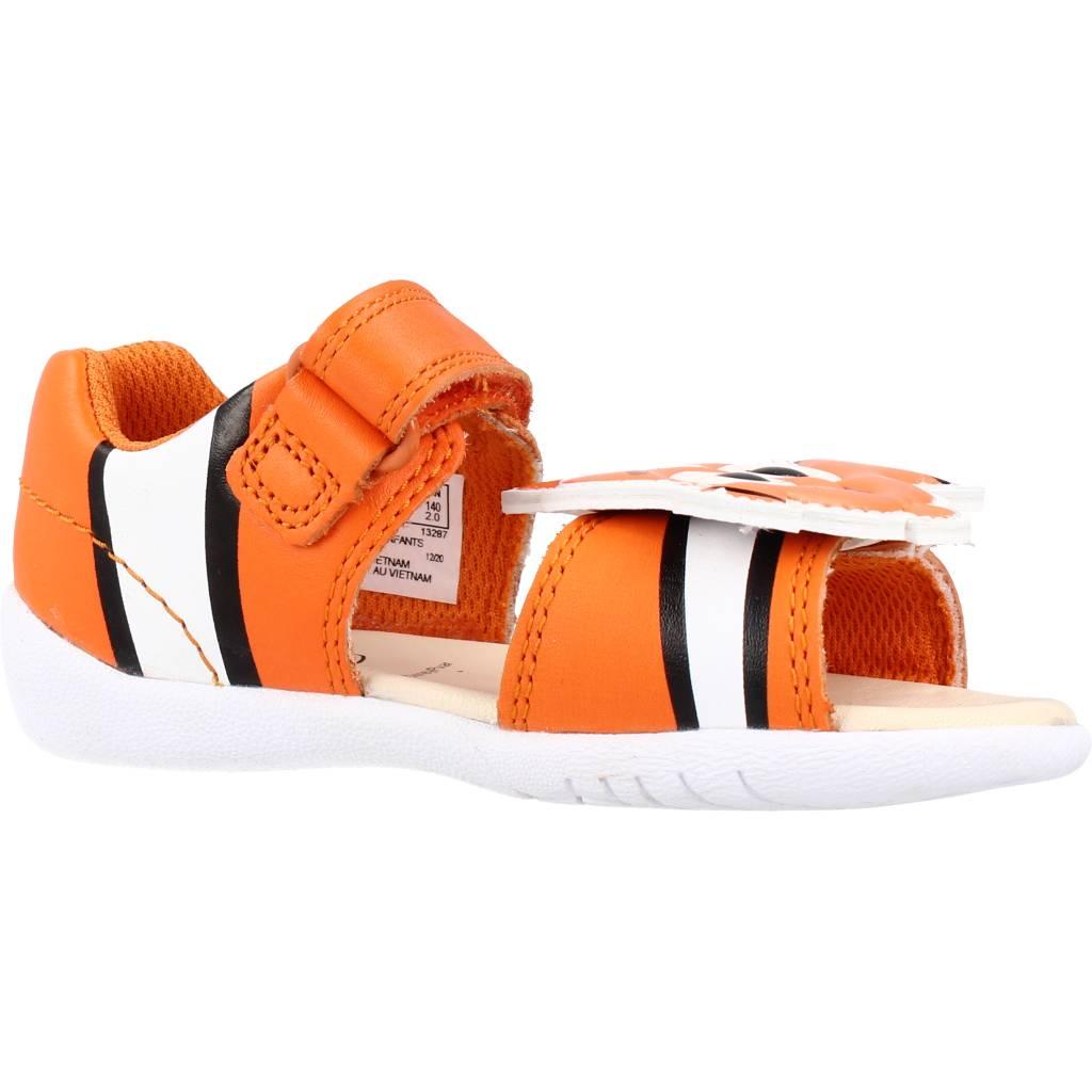 CLARKS ZORA NEMO T en color NARANJA (5)