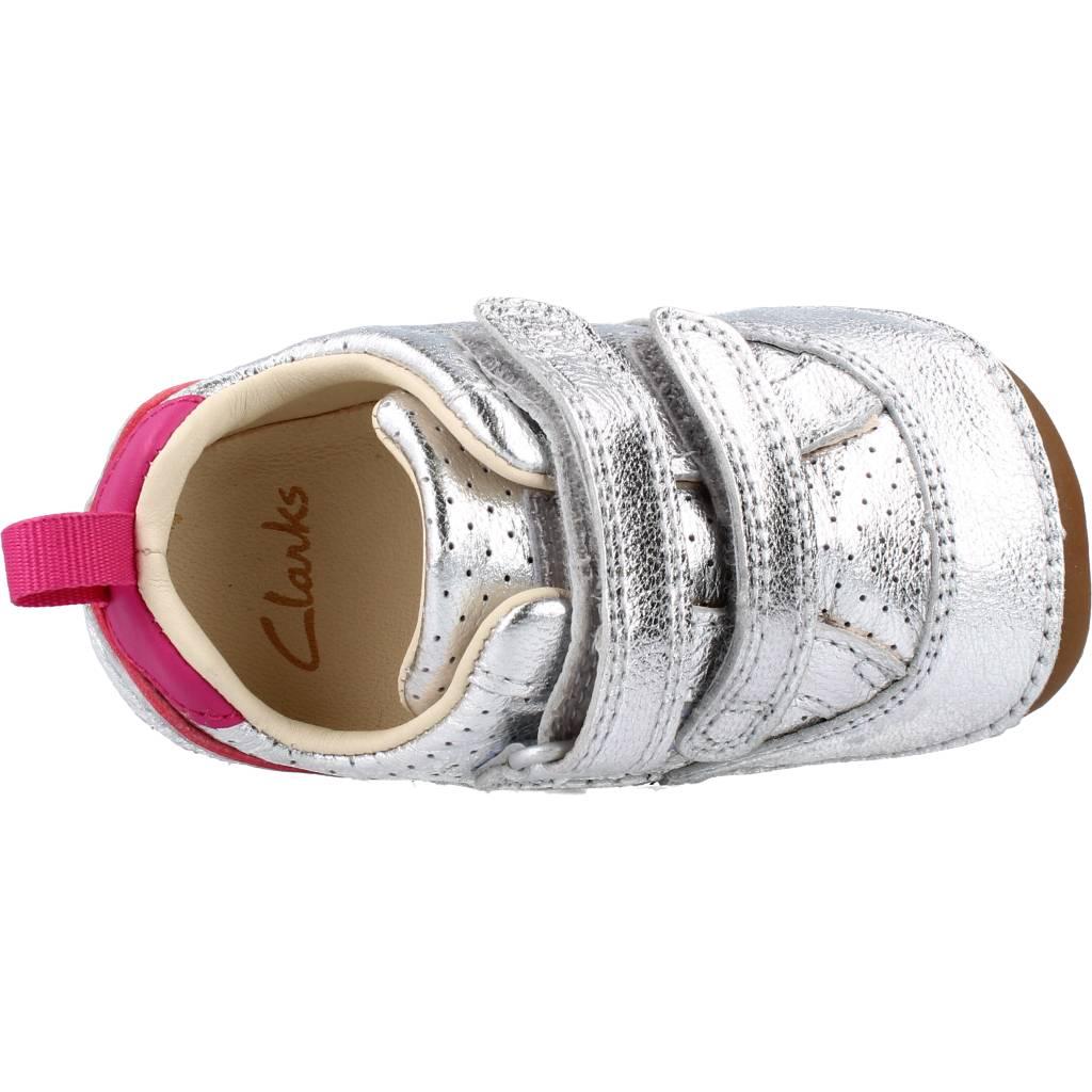 CLARKS TINY SKY T en color PLATA (7)