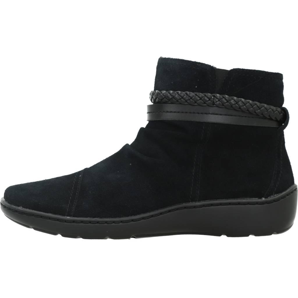 CLARKS CORA BRAIDBOOT en color NEGRO (2)