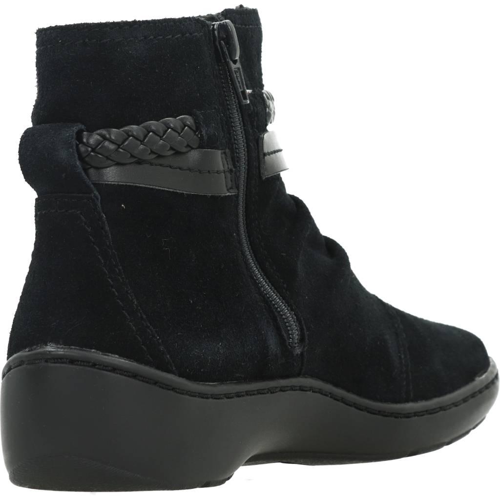 CLARKS CORA BRAIDBOOT en color NEGRO (3)