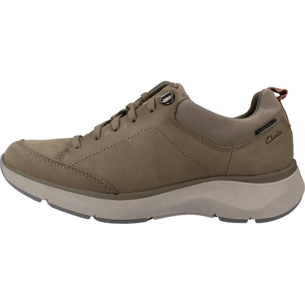 CLARKS WAVE . LACE en color VERDE (2)