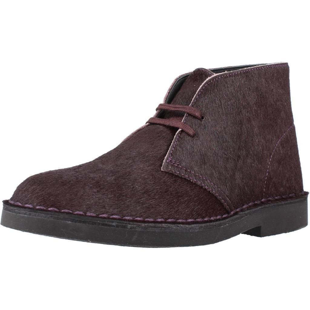CLARKS DESERT BOOT en color BURDEOS (1)