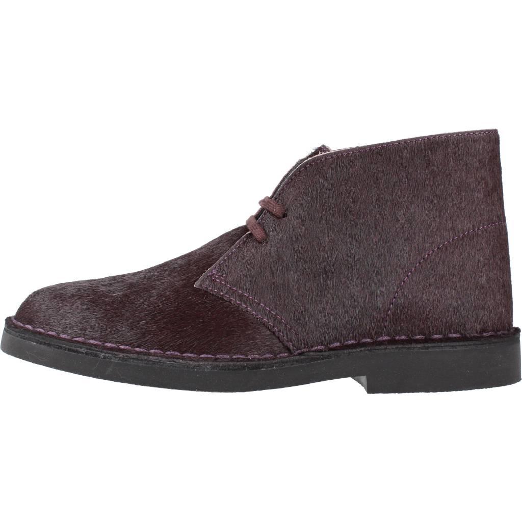 CLARKS DESERT BOOT en color BURDEOS (2)