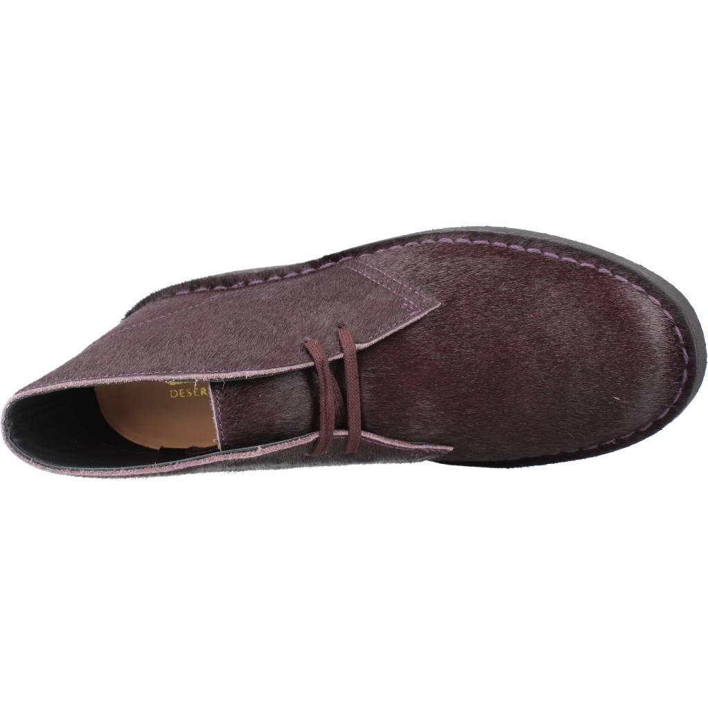 CLARKS DESERT BOOT en color BURDEOS (7)