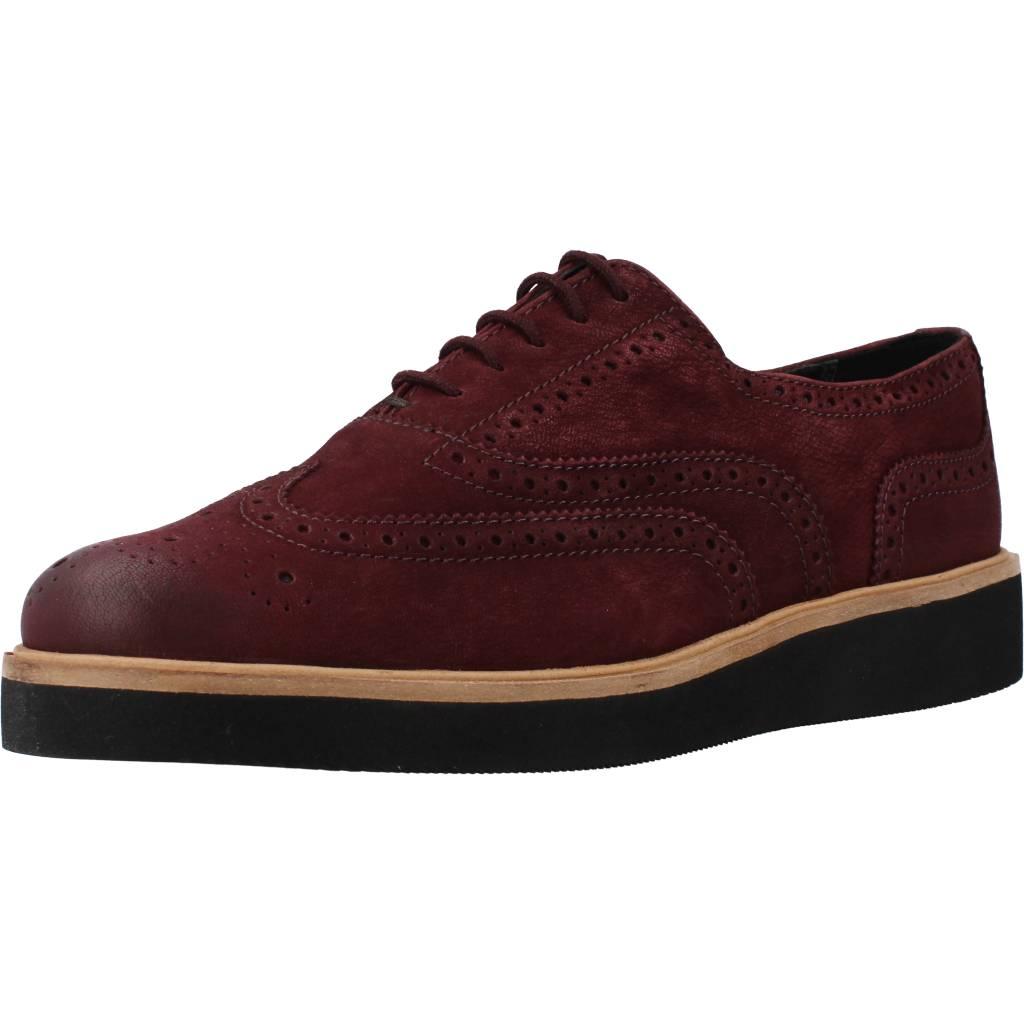 CLARKS BAILLE BROGUE en color BURDEOS (1)