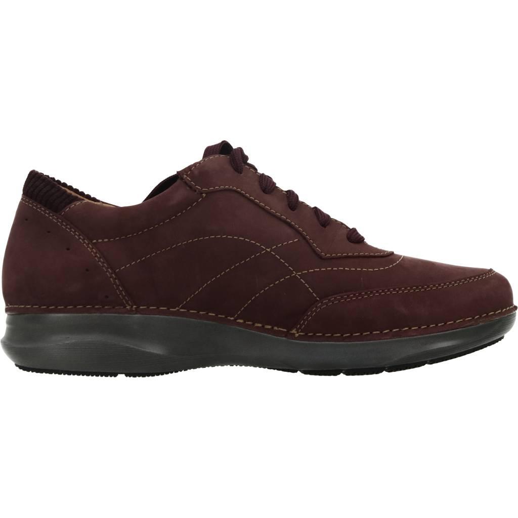 CLARKS APPLEY TIE en color BURDEOS (4)