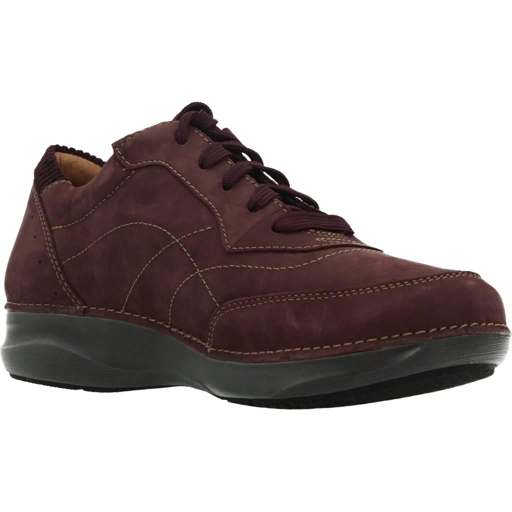 CLARKS APPLEY TIE en color BURDEOS (5)