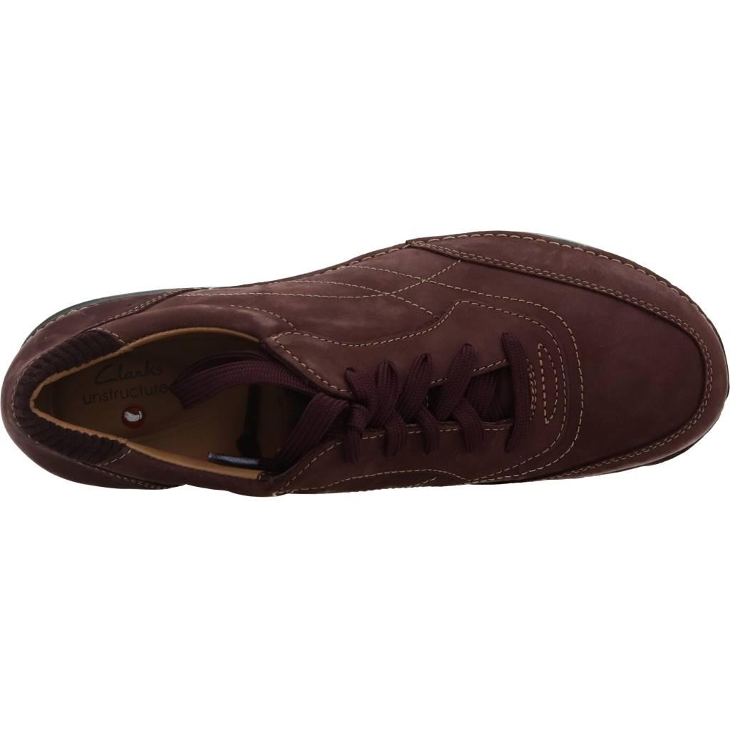 CLARKS APPLEY TIE en color BURDEOS (7)