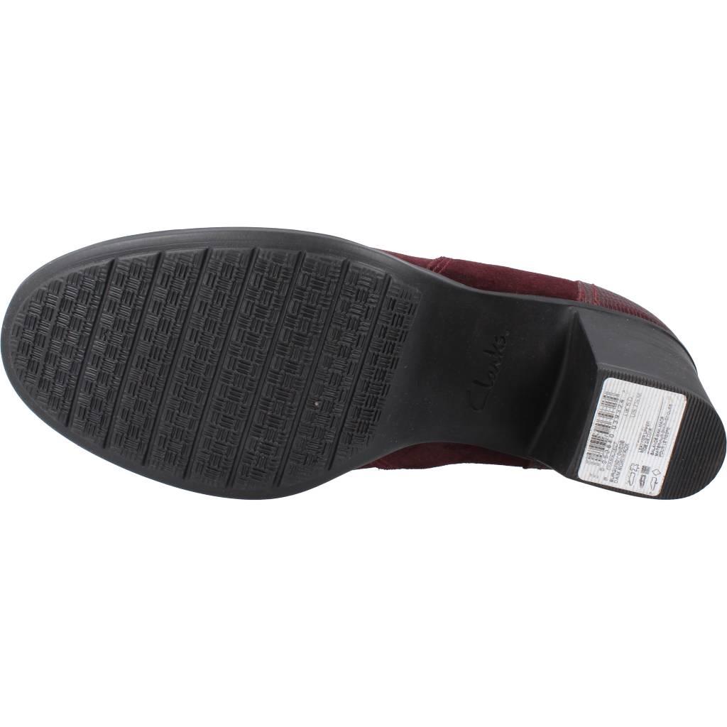 CLARKS DIANE MID en color BURDEOS (6)