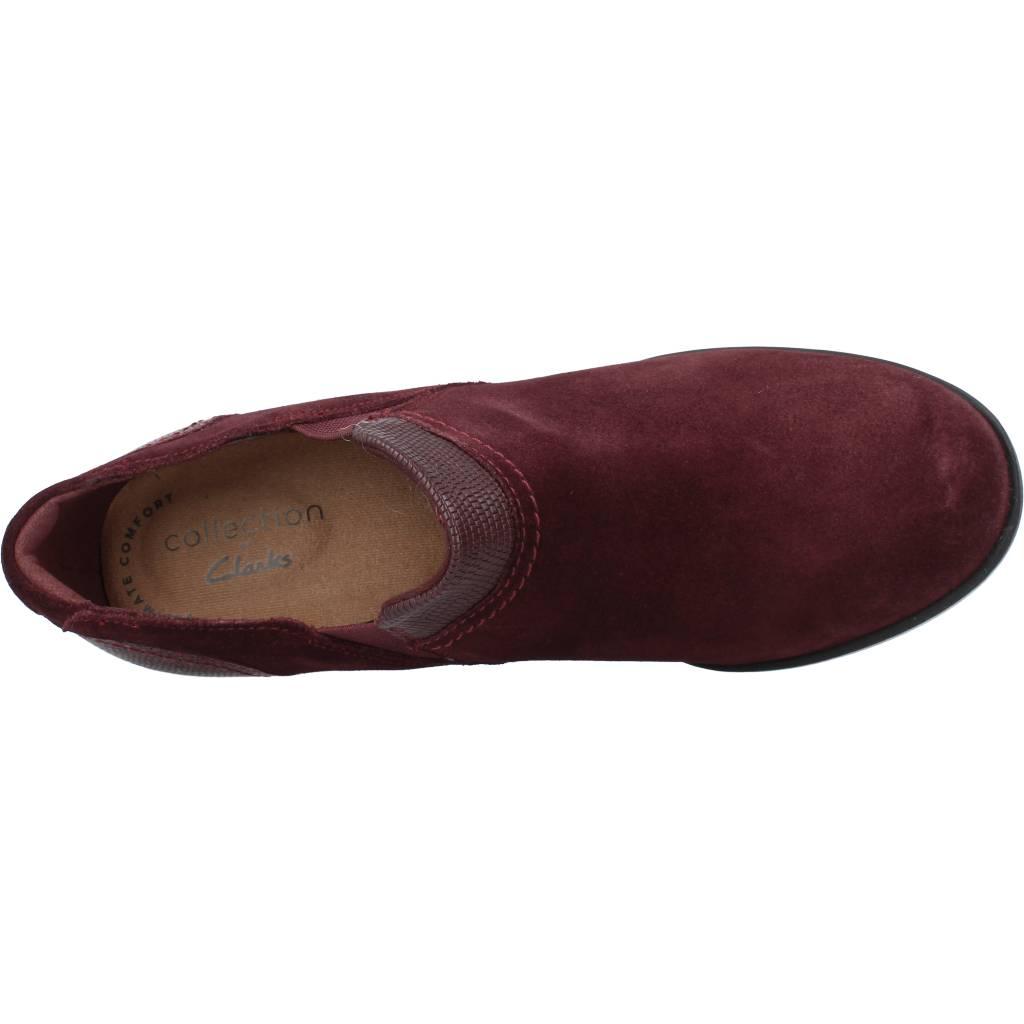 CLARKS DIANE MID en color BURDEOS (7)