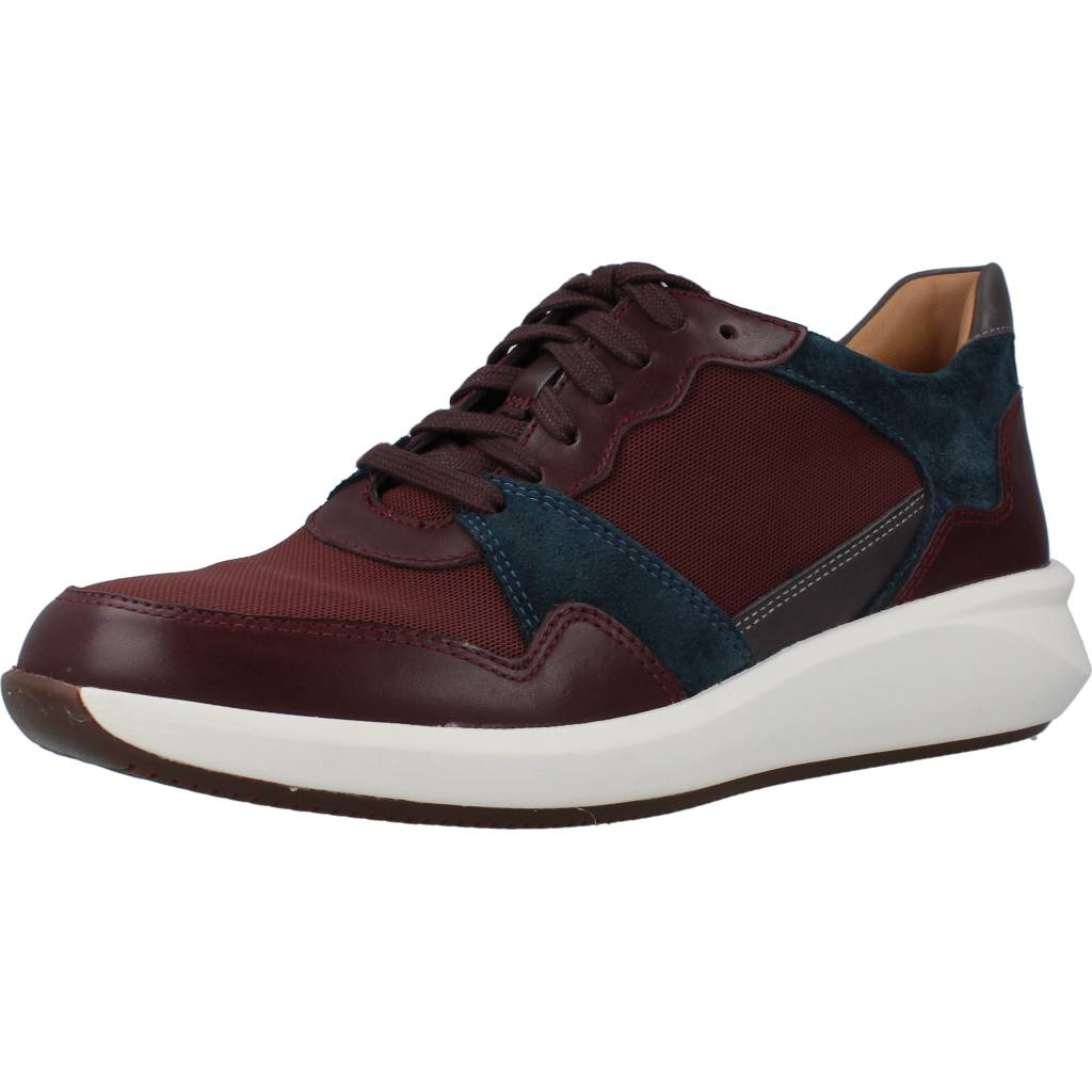 CLARKS UN RIO RUN en color BURDEOS (1)