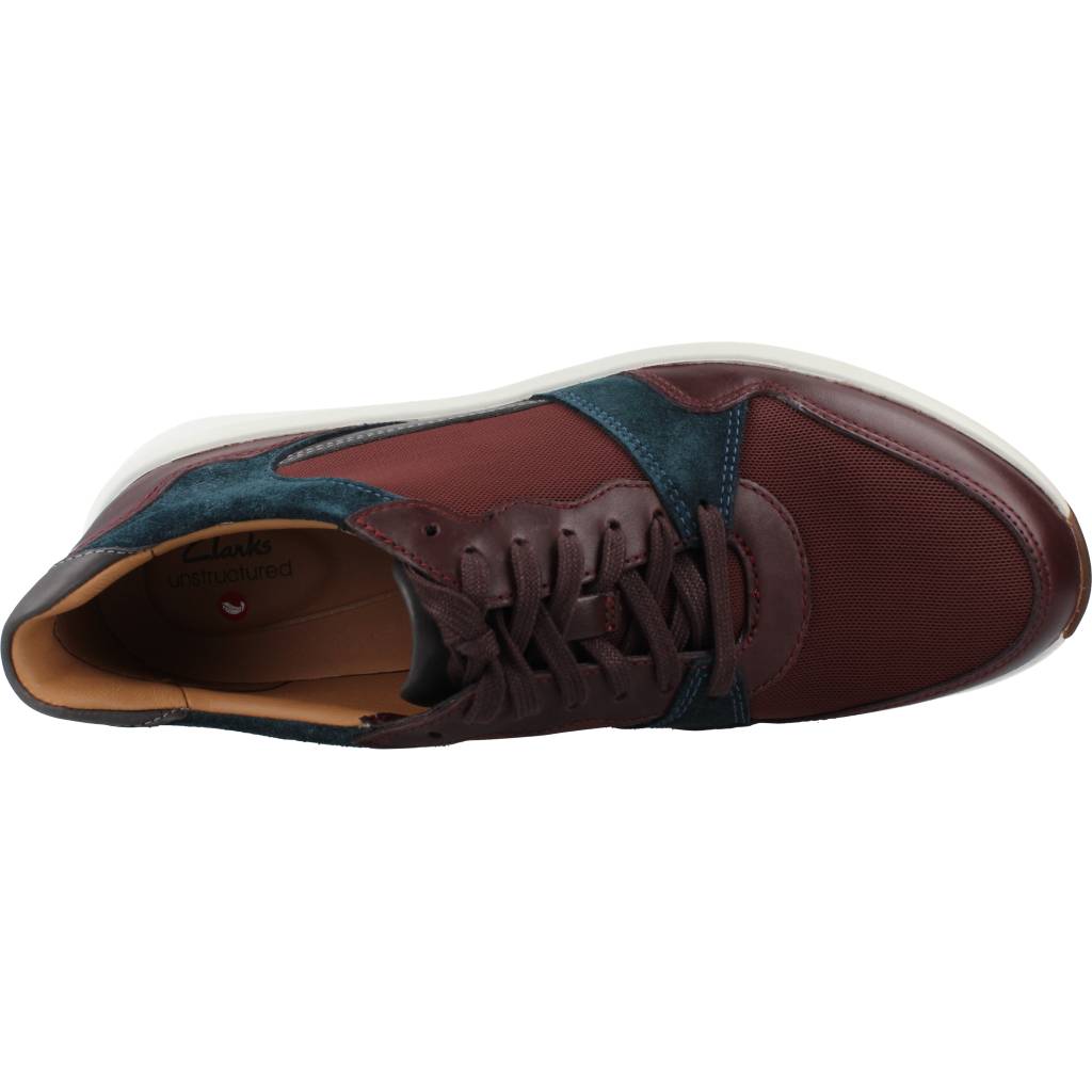 CLARKS UN RIO RUN en color BURDEOS (7)