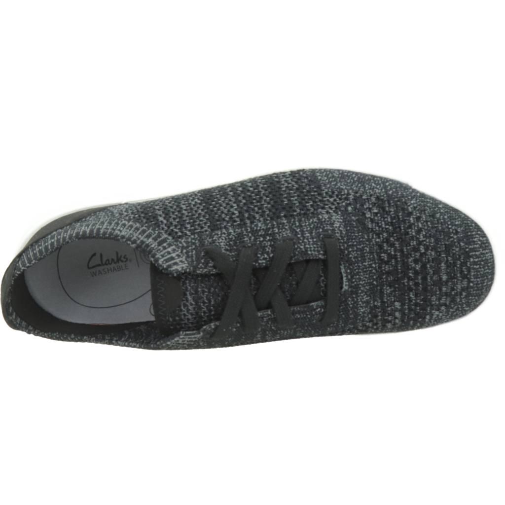 CLARKS ONAWAY KNIT en color NEGRO (7)