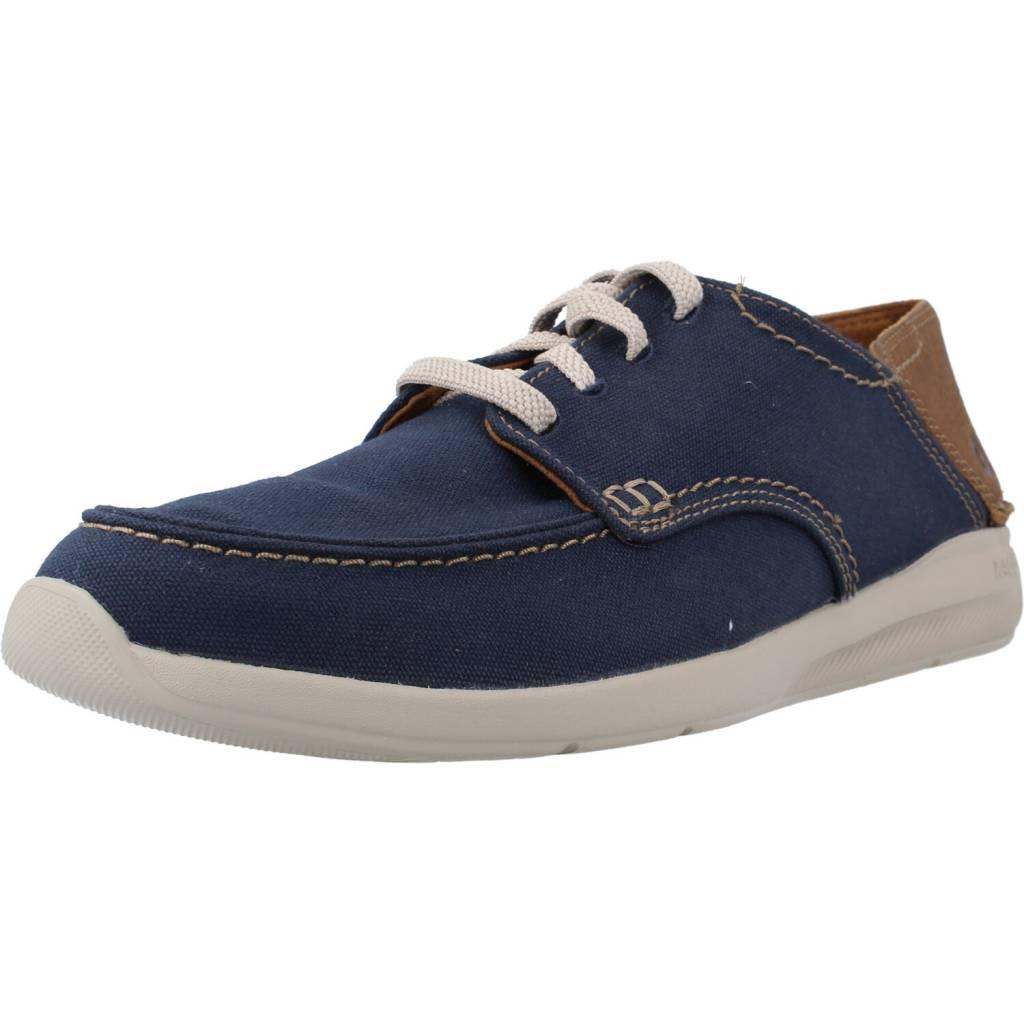 CLARKS GORWIN LACE en color AZUL (1)