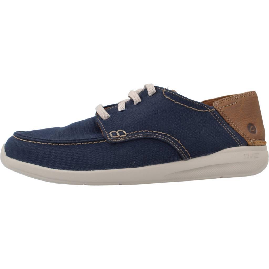 CLARKS GORWIN LACE en color AZUL (2)