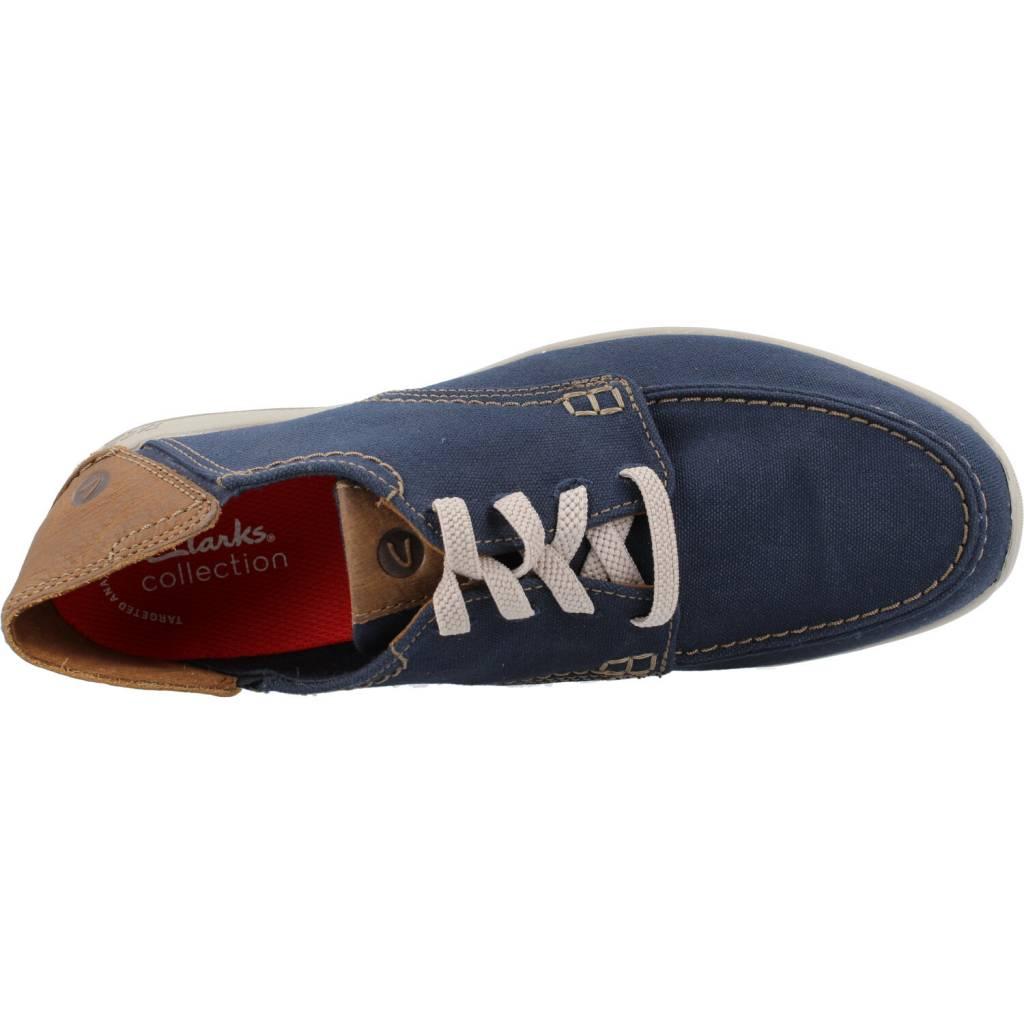CLARKS GORWIN LACE en color AZUL (7)