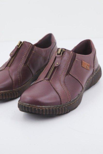 CLARKS MAGNOLIA ZIP en color BURDEOS (2)