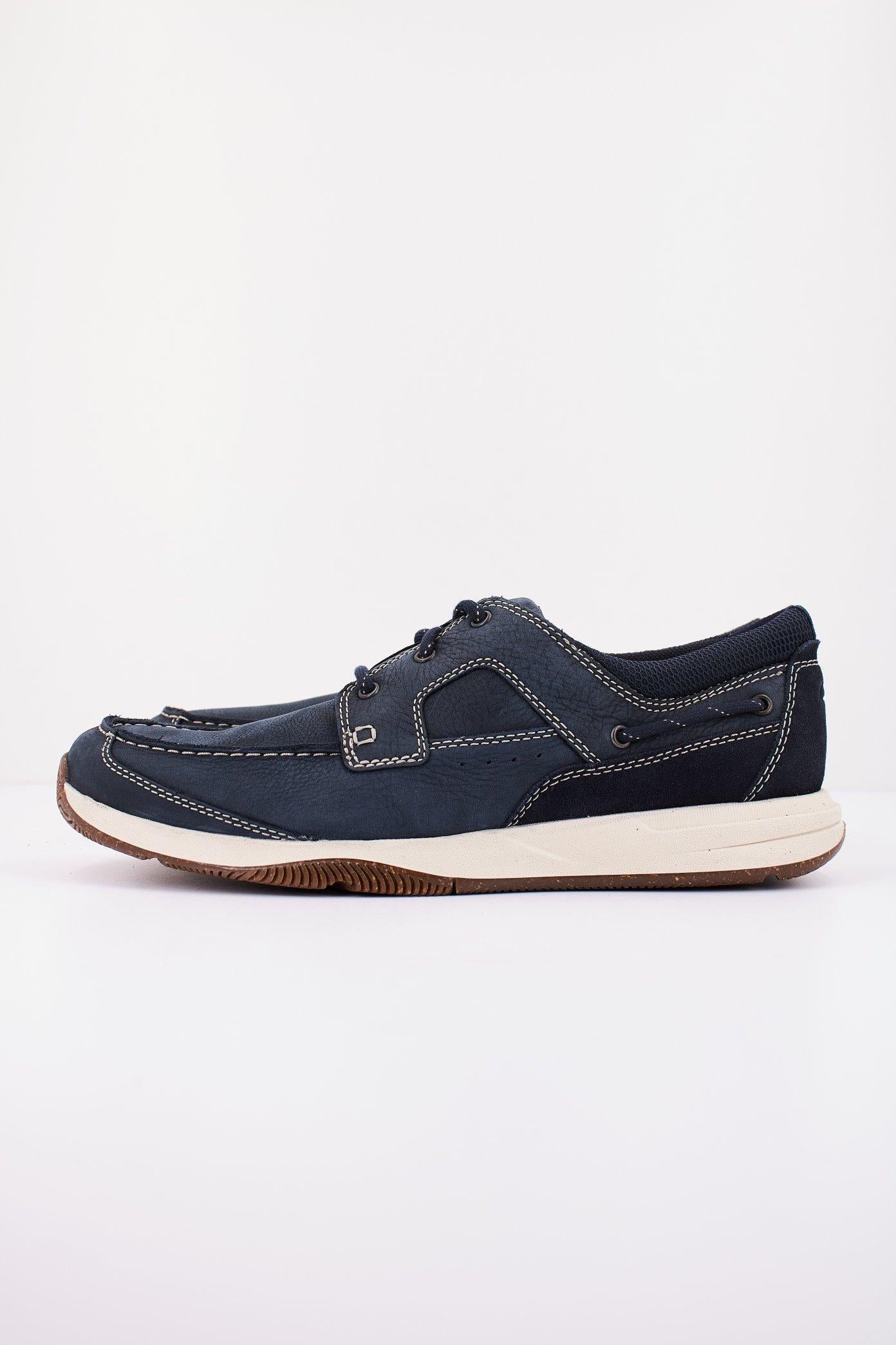 CLARKS SAILVIEW LACE en color AZUL (1)