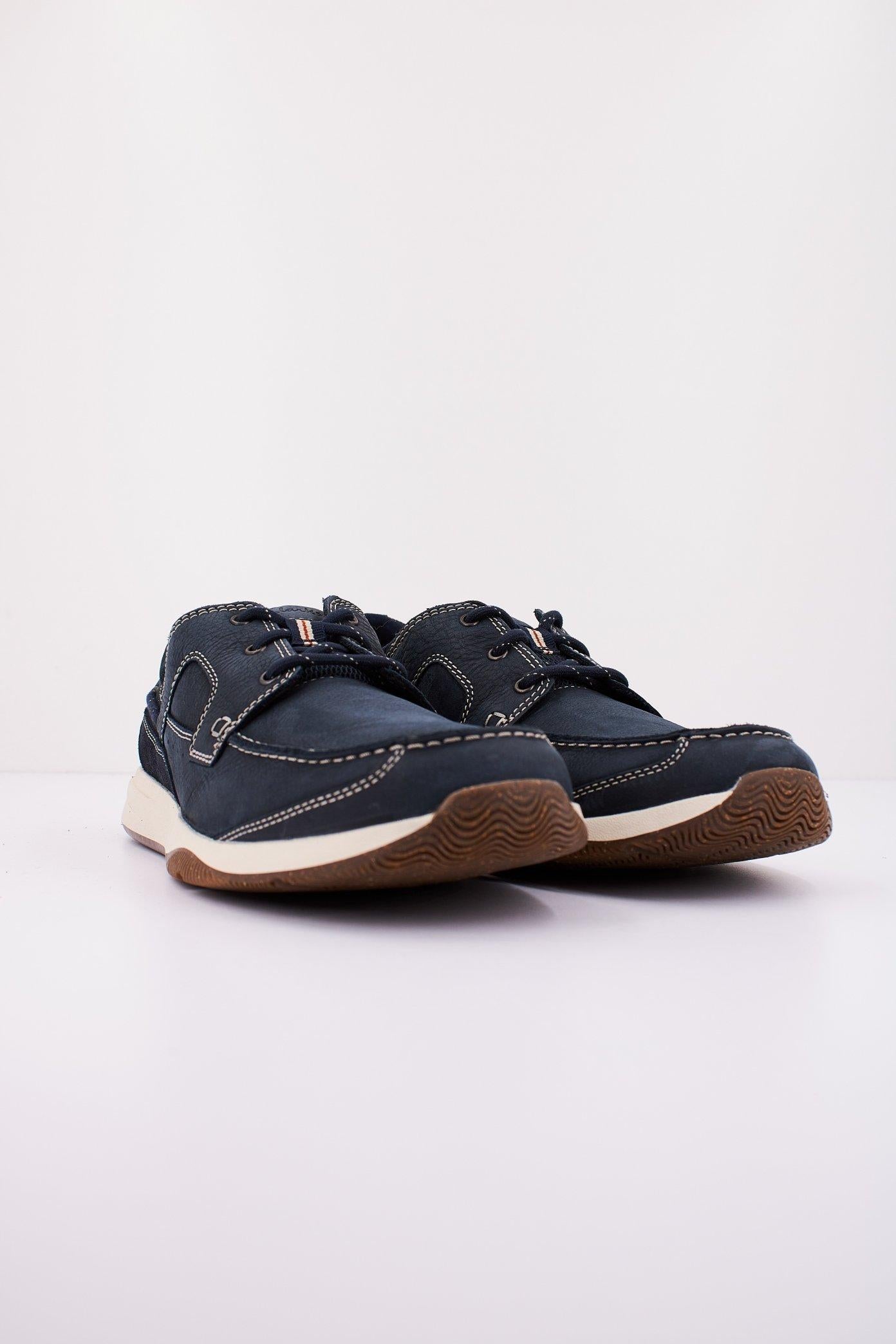 CLARKS SAILVIEW LACE en color AZUL (2)
