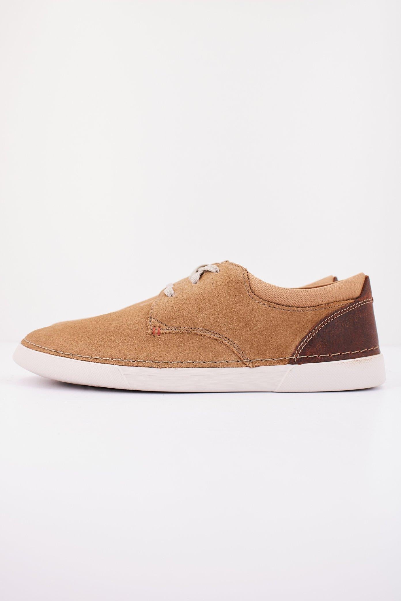 CLARKS GERELD LACE en color MARRON CLARO (1)