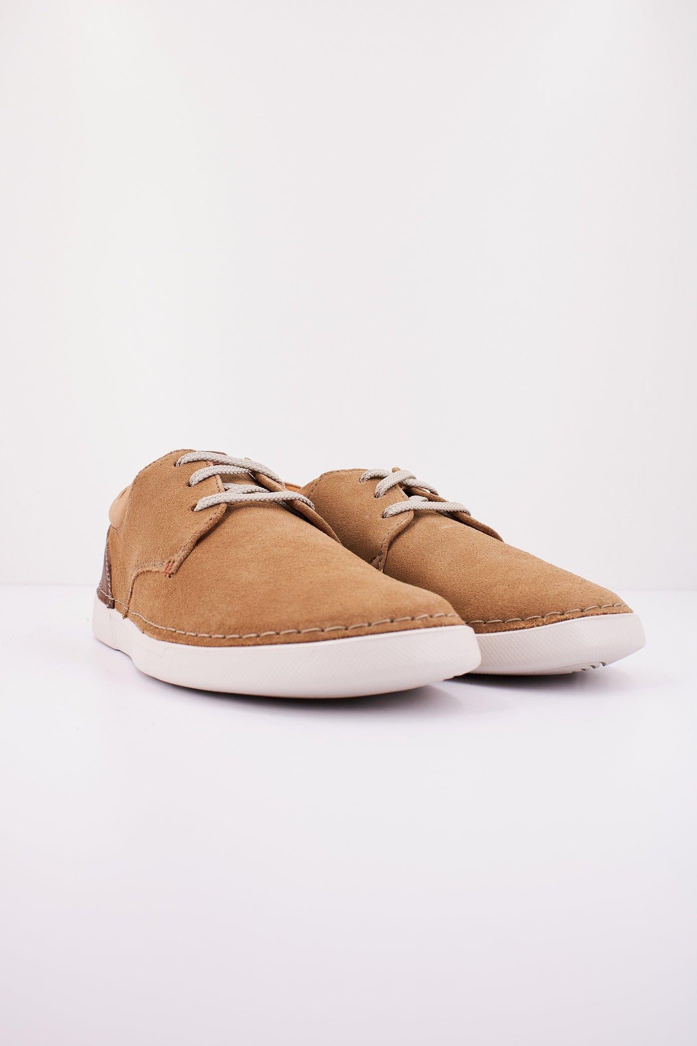 CLARKS GERELD LACE en color MARRON CLARO (2)