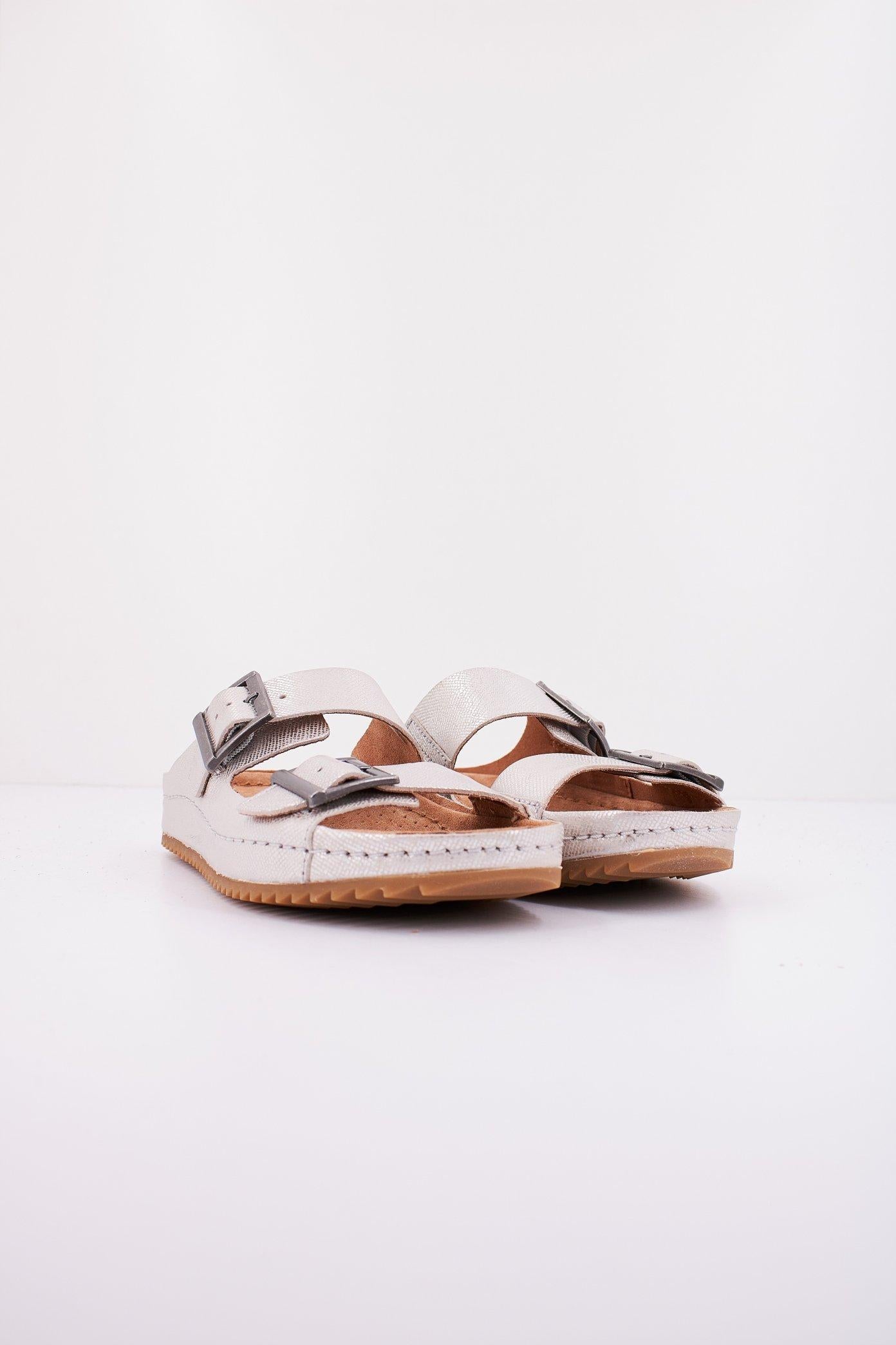 CLARKS BROOKLEIGH SUN en color PLATA (2)