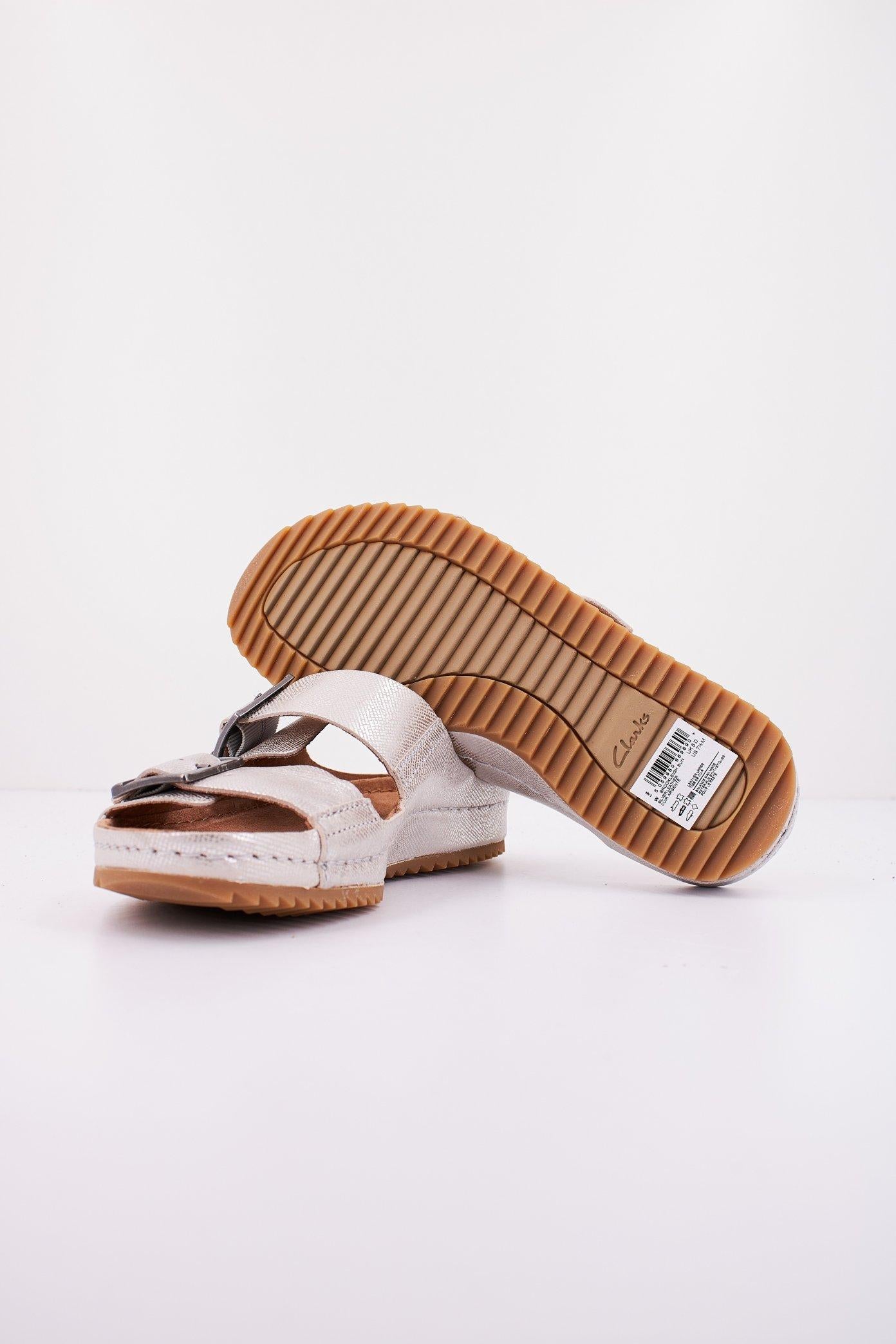 CLARKS BROOKLEIGH SUN en color PLATA (4)