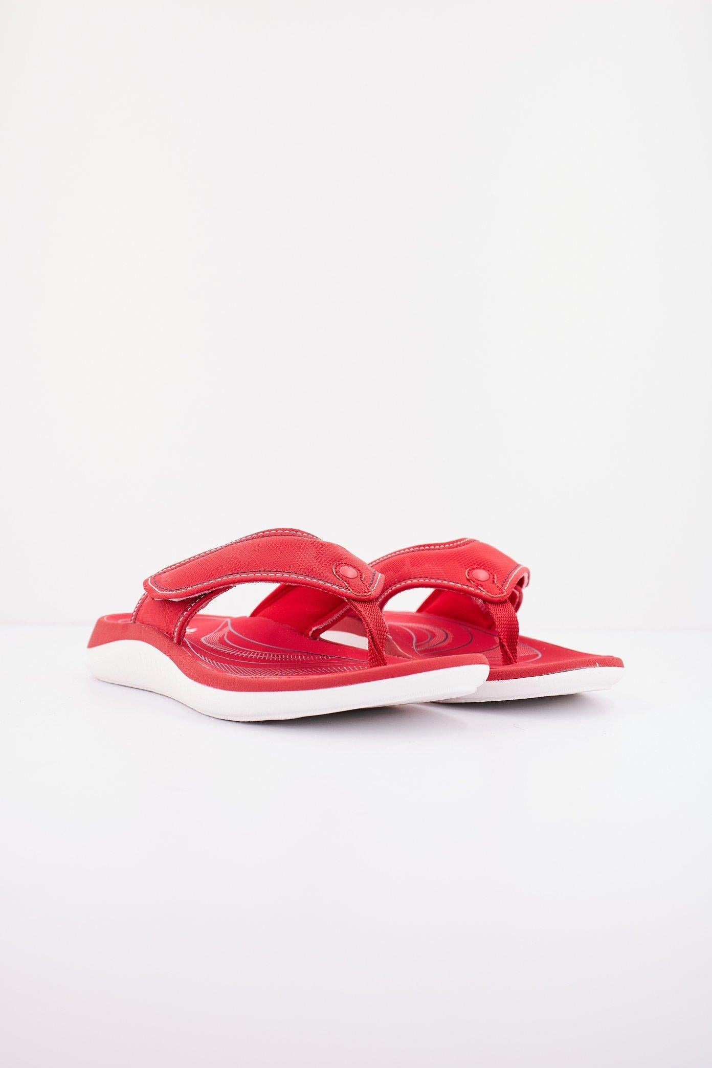 CLARKS GLIDE POST en color ROJO (2)