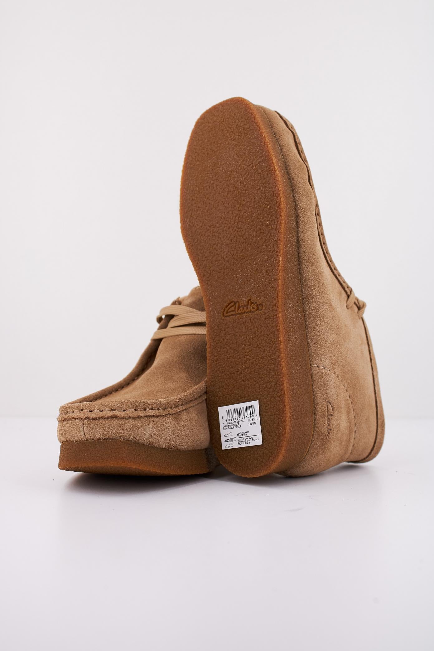 CLARKS WALLABEEEVOBT en color MARRON CLARO (5)