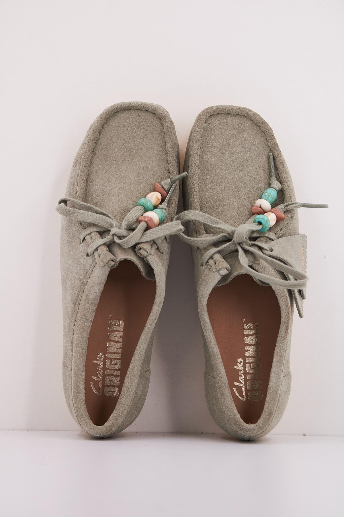 CLARKS WALLABEE en color VERDE (3)
