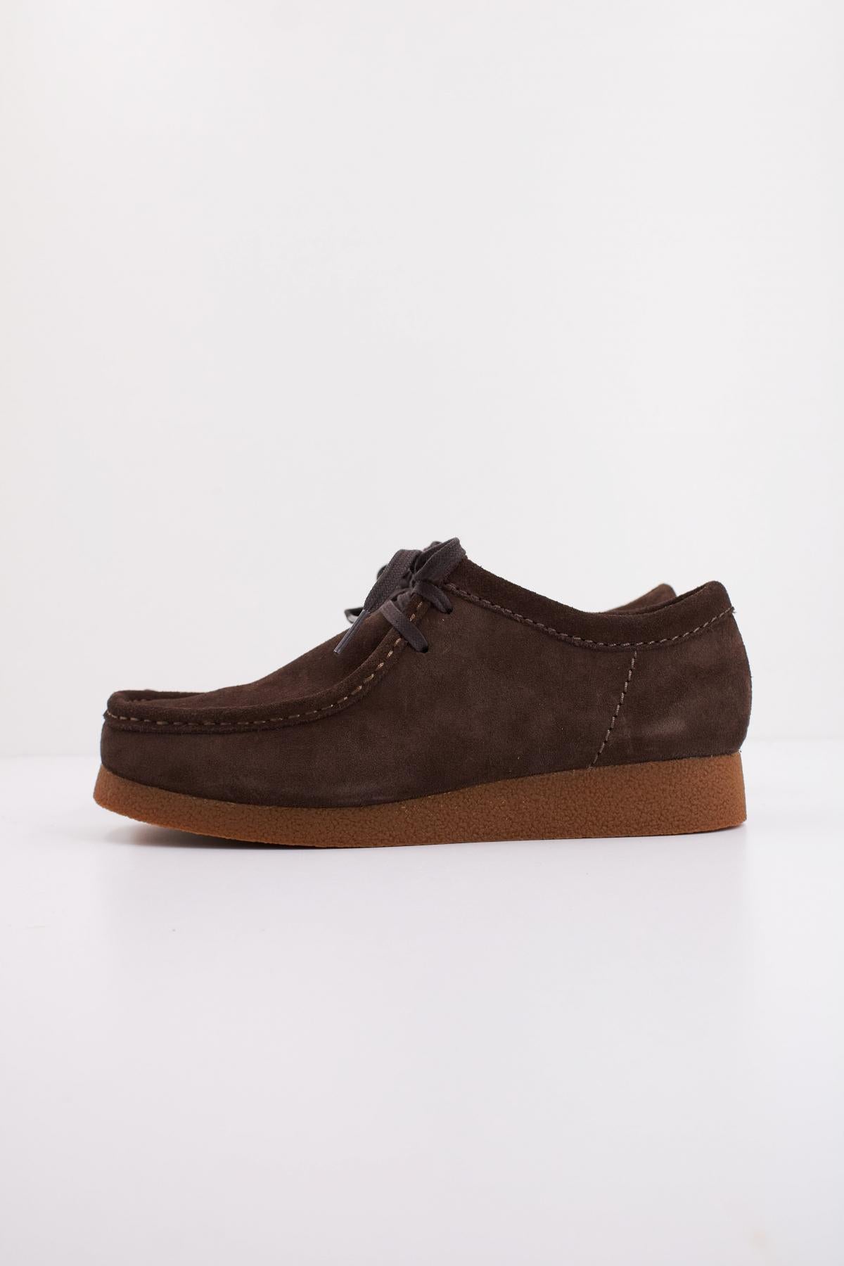 CLARKS WALLABEEEVO SUEDE en color MARRON (1)