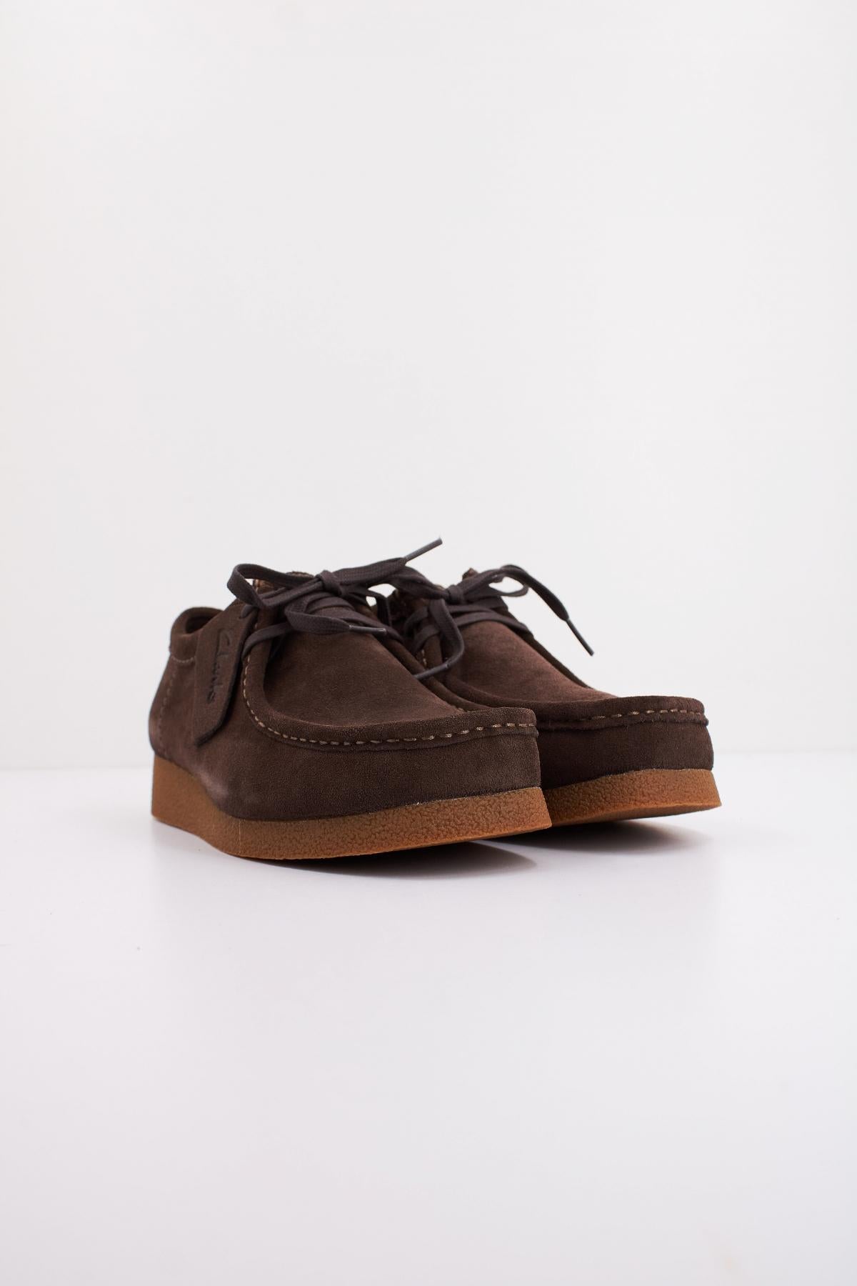 CLARKS WALLABEEEVO SUEDE en color MARRON (2)