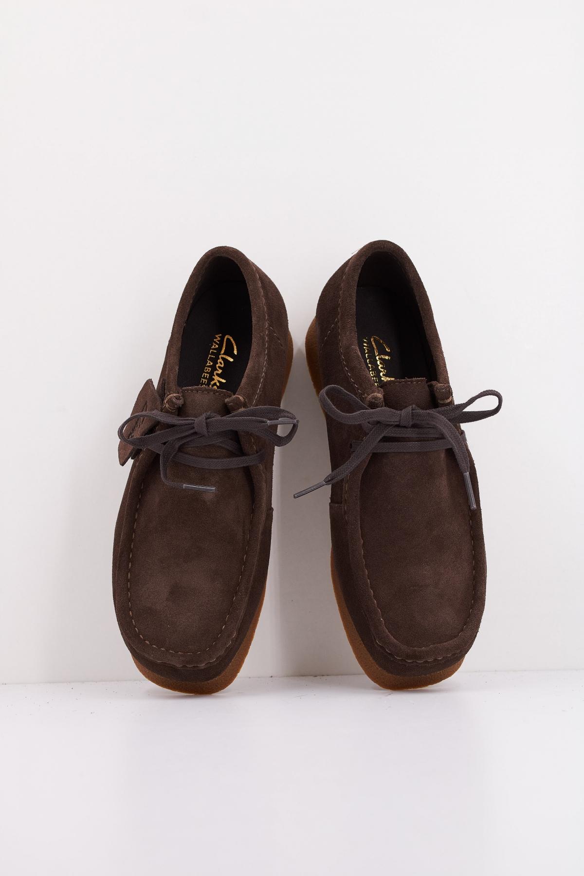 CLARKS WALLABEEEVO SUEDE en color MARRON (3)