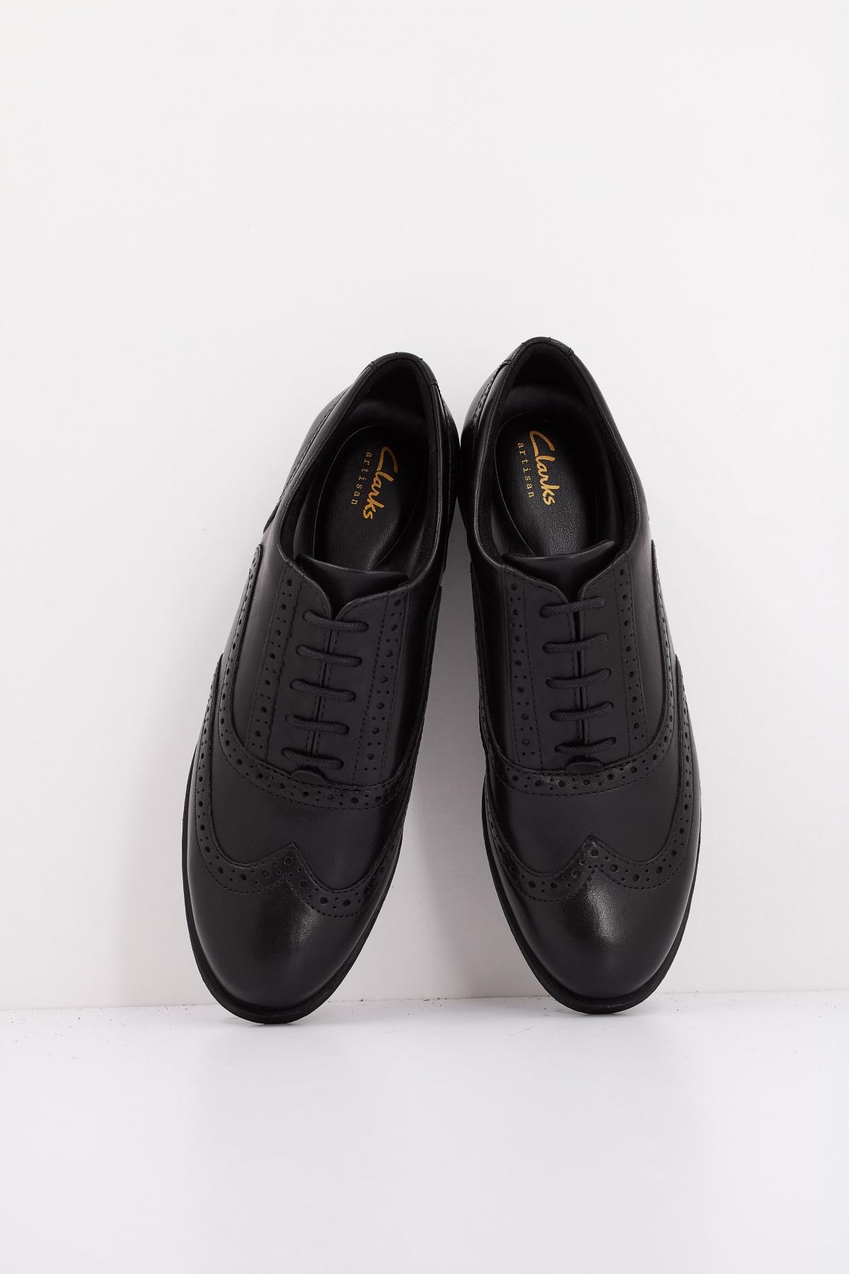CLARKS HAVISHAM OAK LEATHER en color NEGRO (3)