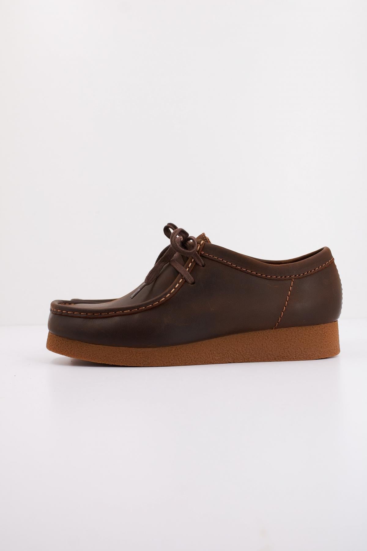 CLARKS WALLABEEEVO en color MARRON (1)