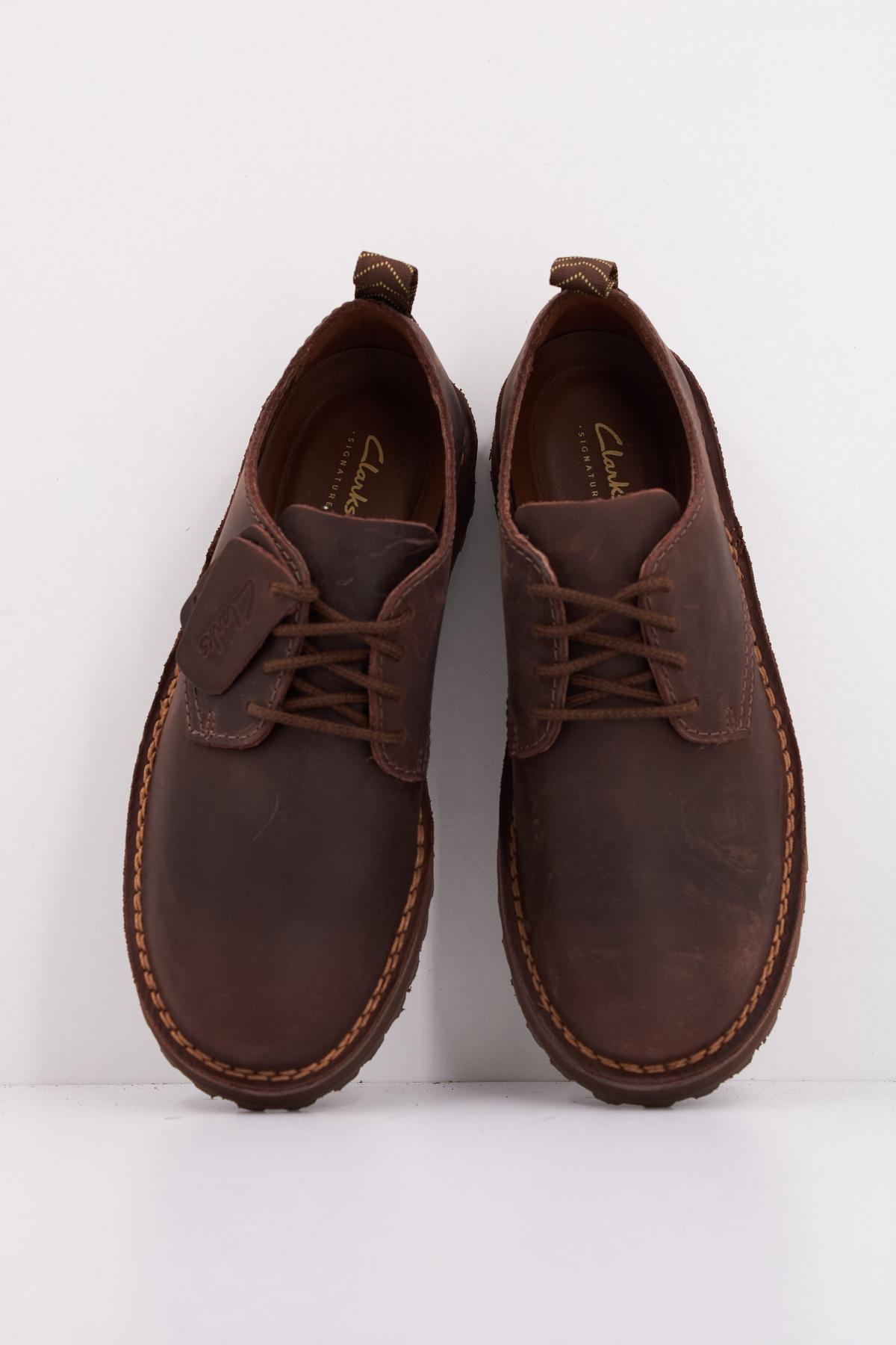 CLARKS SOLSBURY LACE en color MARRON (3)