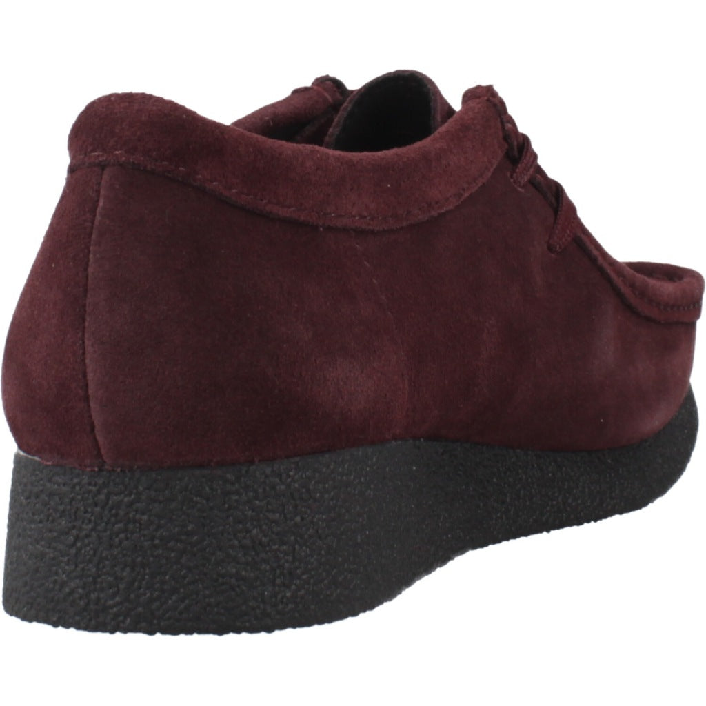 CLARKS WALLABEE EVO SH en color BURDEOS (3)