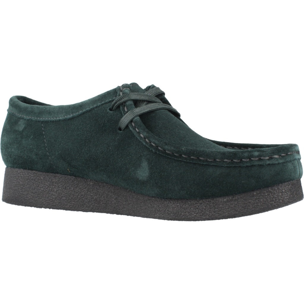 CLARKS WALLABEE EVO SH en color VERDE (5)