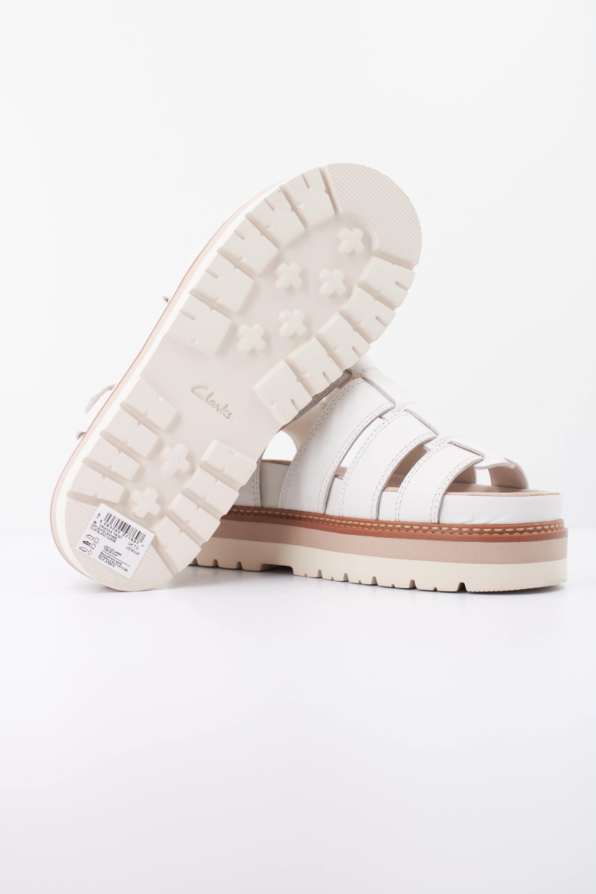 CLARKS ORIANNA TWIST en color BLANCO (5)