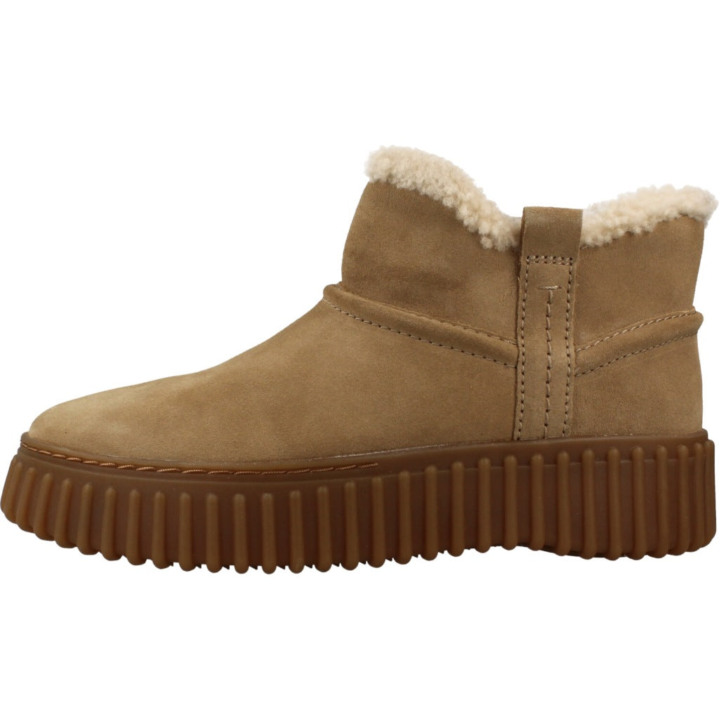 CLARKS C TORHILL WARM en color MARRON CLARO (2)