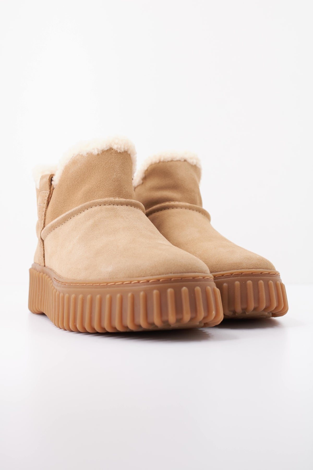 CLARKS C TORHILL WARM en color MARRON CLARO (2)