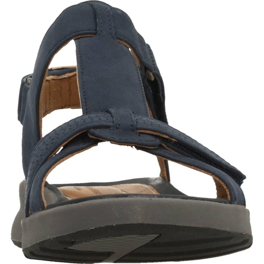 CLARKS UN ADORN VIBE NAVY NUBUCK en color AZUL (6)