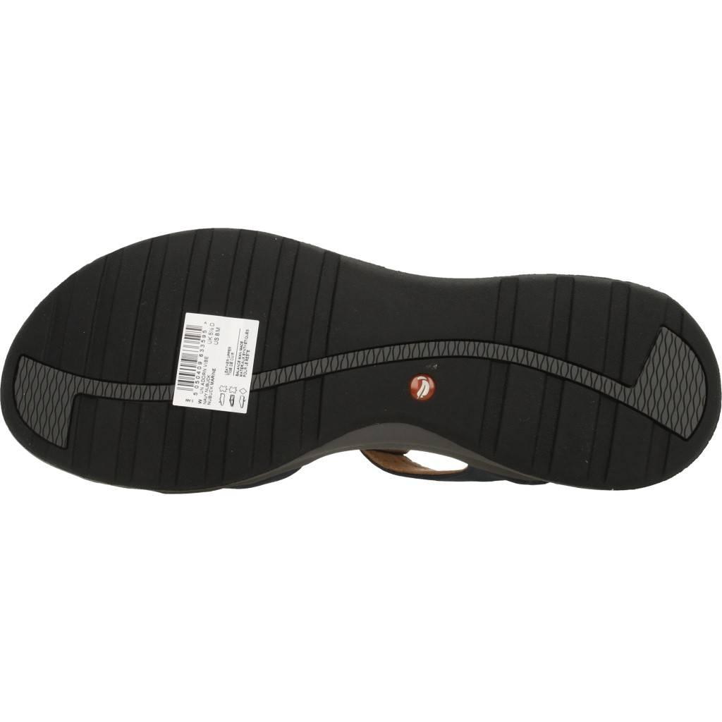 CLARKS UN ADORN VIBE NAVY NUBUCK en color AZUL (7)