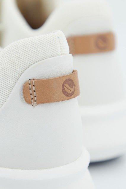 CLARKS UN RIO LACE WHITE LEATHER en color BLANCO (4)