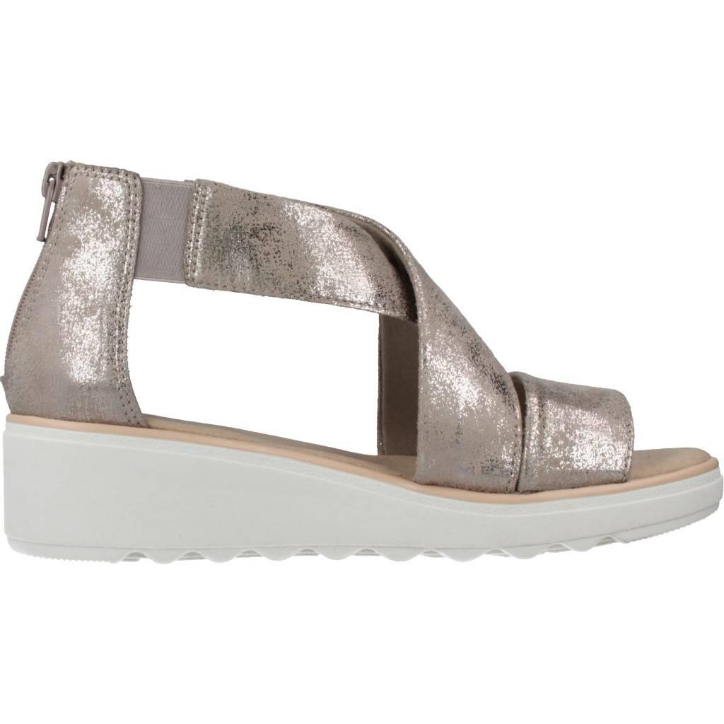 CLARKS JILLIAN RISE PEWTER METALL en color MARRON (4)