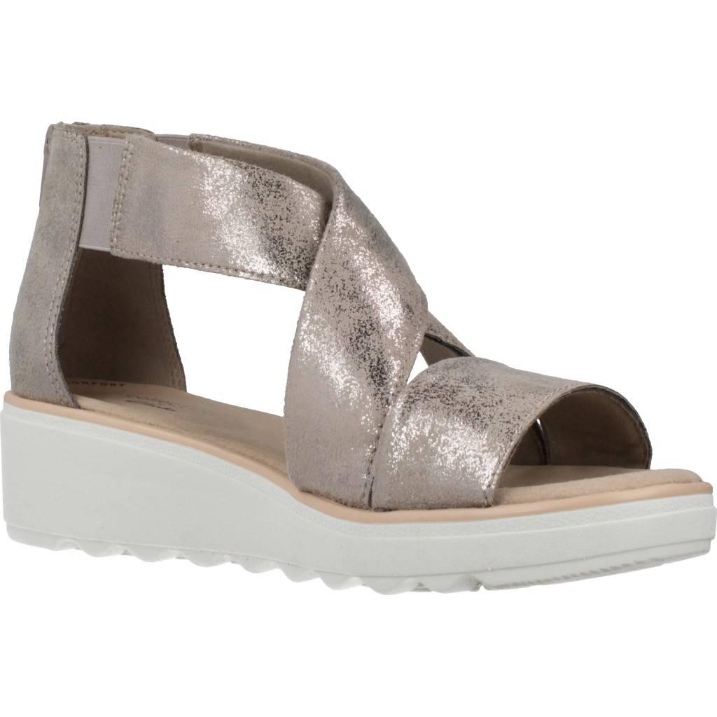 CLARKS JILLIAN RISE PEWTER METALL en color MARRON (5)